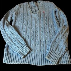 Ralph Lauren Sport Blue Knit Top